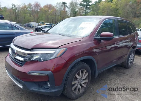 2019 Honda Pilot Ex-L from USA, damaged, VIN 5FNYF6H44KB051517